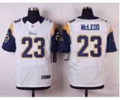 nike nfl jerseys st.louis rams #23 mcleod white[Elite]