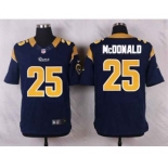 nike nfl jerseys st.louis rams #25 mcdonald blue[Elite]