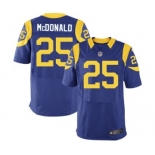 nike nfl jerseys st.louis rams #25 mcdonald lt.blue[Elite]