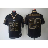 nike nfl jerseys st.louis rams #29 eric dickerson black[Elite lights out]