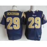 nike nfl jerseys st.louis rams #29 eric dickerson blue[Elite]