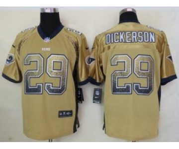 nike nfl jerseys st.louis rams #29 eric dickerson gold[Elite drift fashion]