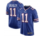 Men Nike Buffalo Bills #11 Beasley Game Royal Blue Team Color NFL Jersey