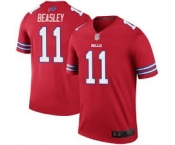 Men Nike Buffalo Bills #11 Beasley Game Royal Red Team Color NFL Jersey