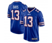 Men Nike Buffalo Bills #13 Davis Game Royal Blue Team Color NFL Jersey