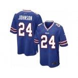 Men Nike Buffalo Bills #24 Leonard Johnson Game Royal Blue Team Color NFL Jersey