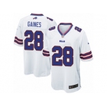 Men Nike Buffalo Bills #28 E.J. Gaines Game White NFL Jersey