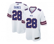 Men Nike Buffalo Bills #28 E.J. Gaines Game White NFL Jersey