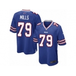 Men Nike Buffalo Bills #79 Jordan Mills Game Royal Blue Team Color NFL Jersey