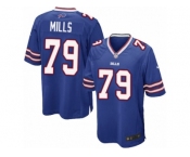 Men Nike Buffalo Bills #79 Jordan Mills Game Royal Blue Team Color NFL Jersey