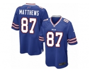 Men Nike Buffalo Bills #87 Jordan Matthews Game Royal Blue Team Color NFL Jersey