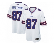 Men Nike Buffalo Bills #87 Jordan Matthews Game White NFL Jersey