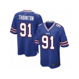 Men Nike Buffalo Bills #91 Cedric Thornton Game Royal Blue Team Color NFL Jersey