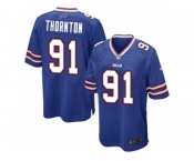 Men Nike Buffalo Bills #91 Cedric Thornton Game Royal Blue Team Color NFL Jersey