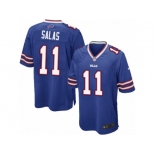 Men's Nike Buffalo Bills #11 Greg Salas Game Royal Blue Team Color NFL Jersey