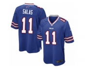 Men's Nike Buffalo Bills #11 Greg Salas Game Royal Blue Team Color NFL Jersey