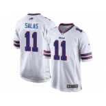 Men's Nike Buffalo Bills #11 Greg Salas Game White NFL Jersey