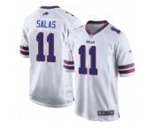 Men's Nike Buffalo Bills #11 Greg Salas Game White NFL Jersey