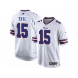 Men's Nike Buffalo Bills #15 Brandon Tate Game White NFL Jersey