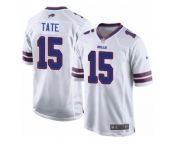 Men's Nike Buffalo Bills #15 Brandon Tate Game White NFL Jersey