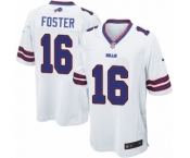 Men's Nike Buffalo Bills #16 Robert Foster Game White NFL Jersey