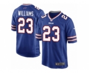 Men's Nike Buffalo Bills #23 Aaron Williams Game Royal Blue Team Color NFL Jersey