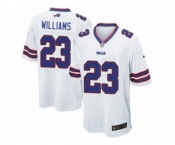 Men's Nike Buffalo Bills #23 Aaron Williams Game White NFL Jersey