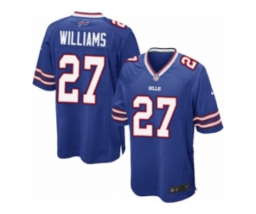 Men's Nike Buffalo Bills #27 Duke Williams Game Royal Blue Team Color NFL Jersey