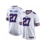 Men's Nike Buffalo Bills #27 Duke Williams Game White NFL Jersey