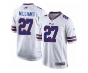 Men's Nike Buffalo Bills #27 Duke Williams Game White NFL Jersey