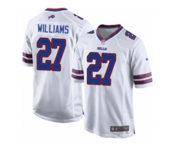 Men's Nike Buffalo Bills #27 Duke Williams Game White NFL Jersey