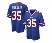 Men's Nike Buffalo Bills #35 Mike Gillislee Game Royal Blue Team Color NFL Jersey