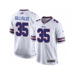 Men's Nike Buffalo Bills #35 Mike Gillislee Game White NFL Jersey