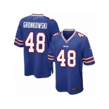 Men's Nike Buffalo Bills #48 Glenn Gronkowski Game Royal Blue Team Color NFL Jersey