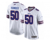 Men's Nike Buffalo Bills #50 Ramon Humber Game White NFL Jersey