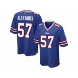 Men's Nike Buffalo Bills #57 Lorenzo Alexander Game Royal Blue Team Color NFL Jersey