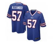 Men's Nike Buffalo Bills #57 Lorenzo Alexander Game Royal Blue Team Color NFL Jersey