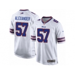 Men's Nike Buffalo Bills #57 Lorenzo Alexander Game White NFL Jersey