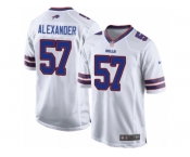 Men's Nike Buffalo Bills #57 Lorenzo Alexander Game White NFL Jersey