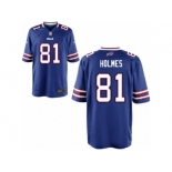 Men's Nike Buffalo Bills #81 Andre Holmes Game Royal Blue Team Color NFL Jersey