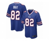 Men's Nike Buffalo Bills #82 Jim Dray Game Royal Blue Team Color NFL Jersey