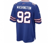 Men's Nike Buffalo Bills #92 Adolphus Washington Game Royal Blue Team Color NFL Jersey