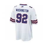 Men's Nike Buffalo Bills #92 Adolphus Washington Game White NFL Jersey