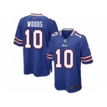 nike nfl jerseys buffalo bills #10 robert woods blue [game]