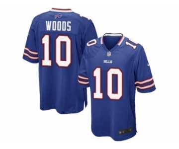 nike nfl jerseys buffalo bills #10 robert woods blue [game]