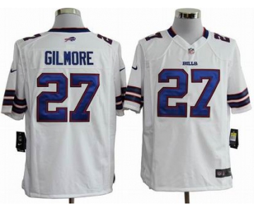 nike nfl jerseys buffalo bills #27 gilmore white[game]