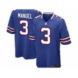 nike nfl jerseys buffalo bills #3 manuel blue[game]