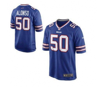 nike nfl jerseys buffalo bills #50 alonso blue[game][alonso]