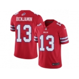 Men Nike Buffalo Bills #13 Kelvin Benjamin Elite Red Rush Vapor Untouchable NFL Jersey