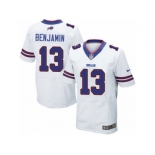 Men Nike Buffalo Bills #13 Kelvin Benjamin Elite White NFL Jersey